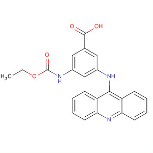 Benzoic acid, 3-(9-acridinylamino)-5-[(ethoxycarbonyl)amino]- molecular structure