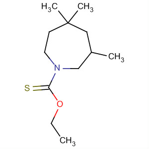 1H-Azepine-1-carbothioic acid, hexahydro-3,5,5-trimethyl-, S-ethylester molecular structure