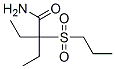 2-Ethyl-2-(propylsulfonyl)butyramide molecular structure