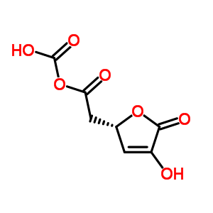 [(2S)-4-hydroxy-5-oxo-2,5-dihydrofuran-2-yl]acetyl hydrogen carbonate