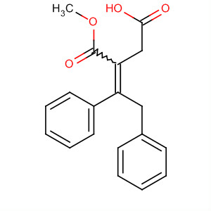 Butanedioic acid, (1,2-diphenylethylidene)-, 1-methyl ester molecular structure