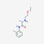 N~2~-(2-ethoxyethyl)-N-(2-methylphenyl)alaninamide molecular structure