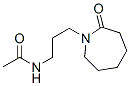 N-[3-(Hexahydro-2-oxo-1H-azepin-1-yl)propyl]acetamide molecular structure
