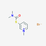 3-[(dimethylcarbamoyl)sulfanyl]-1-methylpyridinium bromide molecular structure