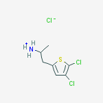 1-(4,5-dichlorothiophen-2-yl)propan-2-aminium chloride