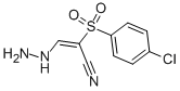 (E)-2-(4-chlorophenylsulfonyl)-3-hydrazinylacrylonitrile molecular structure