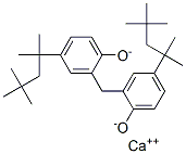 calcium 2,2-methylenebis[4-(1,1,3,3-tetramethylbutyl)phenolate] molecular structure