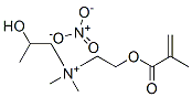 [2-hydroxypropyl]dimethyl[2-[(2-methyl-1-oxoallyl)oxy]ethyl]ammonium nitrate molecular structure