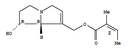 2-Butenoicacid, 2-methyl-, (2,3,5,7a-tetrahydro-1-hydroxy-1H-pyrrolizin-7-yl)methylester, [1R-[1a,7(Z),7ab]]-