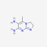 IMIDAZO[1,2-A]PYRIMIDINE-6,7-DIAMINE,2,3-DIHYDRO-5-METHYL- molecular structure