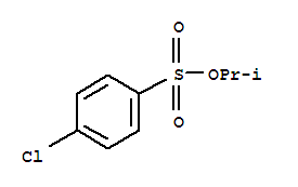 Benzenesulfonic acid, 4-chloro-, 1-methylethyl ester molecular structure