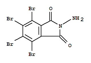 2-amino-4,5,6,7-tetrabromo-1H-isoindole-1,3(2H)-dione molecular structure