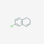 6-CHLORO-1,2-DIHYDRO-NAPHTHALENE molecular structure