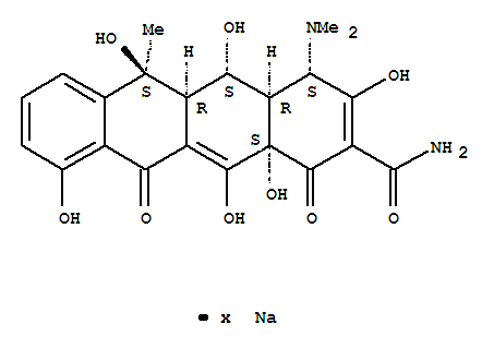 sodium (3Z)-3-[amino(hydroxy)methylidene]-1-(dimethylamino)-6,7,11,12-tetrahydroxy-11-methyl-2,4,5-trioxo-1,3,4,5,11,11a,12,12a-octahydrotetracen-4a(2H)-olate