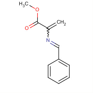2-Propenoic acid, 2-[(phenylmethylene)amino]-, methyl ester molecular structure