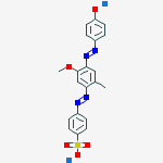 Disodium;4-[[5-methoxy-2-methyl-4-[(4-oxidophenyl)diazenyl]phenyl]diazenyl]benzenesulfonate