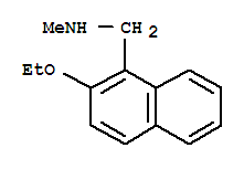1-NAPHTHALENEMETHANAMINE,2-ETHOXY-N-METHYL- molecular structure