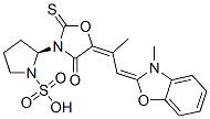 5-[1-Methyl-2-(3-methyl-3H-benzoxazol-2-ylidene)ethylidene]-4-oxo-2-thioxo-3-oxazolidine-1-propanesulfonic acid