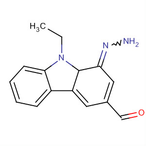 9H-Carbazole-3-carboxaldehyde, 9-ethyl-, hydrazone molecular structure