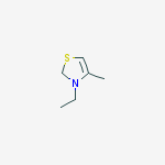 4-THIAZOLINE,3-ETHYL-4-METHYL- molecular structure