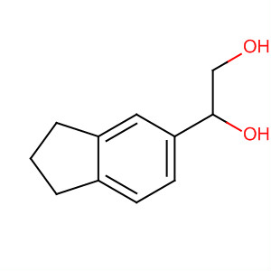1,2-Ethanediol, 1-(2,3-dihydro-1H-inden-5-yl)- molecular structure