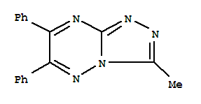 3-methyl-6,7-diphenyl[1,2,4]triazolo[4,3-b][1,2,4]triazine molecular structure