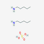 Pentan-1-amine;sulfuric Acid molecular structure