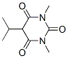 1,3-Dimethyl-5-isopropylbarbituric acid molecular structure