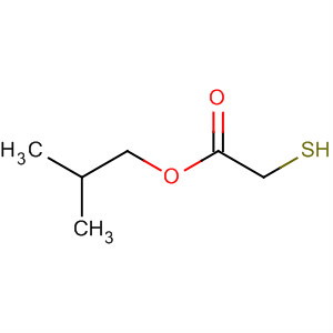 Acetic acid, mercapto-, 2-methylpropyl ester molecular structure