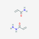 2-Propenoic acid, hydrazide, polymer with 2-propenamide molecular structure
