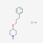 4-(3-phenylpropoxy)piperidine;hydrochloride