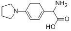 AMINO-(4-PYRROLIDIN-1-YL-PHENYL)-ACETIC ACID molecular structure