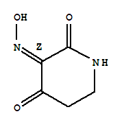 2,3,4-Piperidinetrione,3-oxime, (3Z)- molecular structure