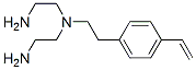 N-(2-aminoethyl)-N-[2-(4-vinylphenyl)ethyl]ethylenediamine molecular structure
