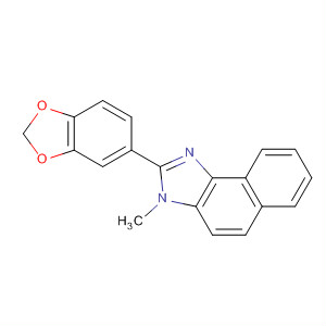 3H-Naphth[1,2-d]imidazole, 2-(1,3-benzodioxol-5-yl)-3-methyl- molecular structure