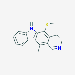 11-methyl-5-(methylsulfanyl)-4,6-dihydro-3H-pyrido[4,3-b]carbazole