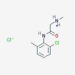 2-[(2-chloro-6-methylphenyl)amino]-N-methyl-2-oxoethanaminium chloride