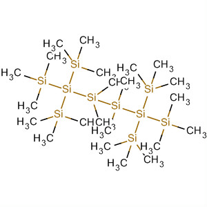 Hexasilane,1,1,1,3,3,4,4,6,6,6-decamethyl-2,2,5,5-tetrakis(trimethylsilyl)- molecular structure
