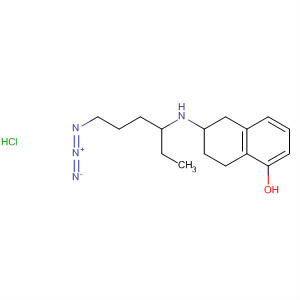 1-Naphthalenol, 6-[(3-azidopropyl)propylamino]-5,6,7,8-tetrahydro-,monohydrochloride molecular structure