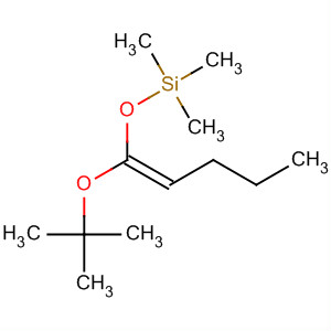 Silane, [[1-(1,1-dimethylethoxy)-1-pentenyl]oxy]trimethyl-, (Z)- molecular structure