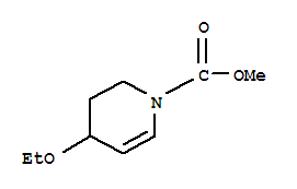1(2H)-Pyridinecarboxylicacid, 4-ethoxy-3,4-dihydro-, methyl ester molecular structure