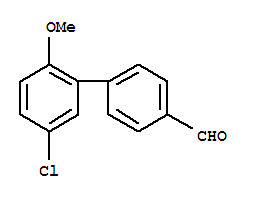 4-(2-Methoxy-4-(trifluoromethyl)phenyl)benzaldehyde molecular structure