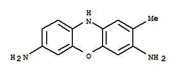 10H-Phenoxazine-3,7-diamine,2-methyl-