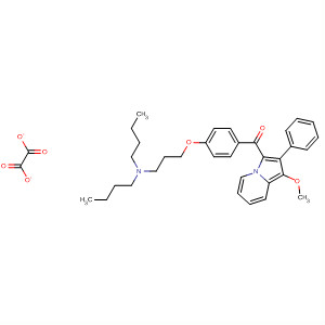 Methanone,[4-[3-(dibutylamino)propoxy]phenyl](1-methoxy-2-phenyl-3-indolizinyl)-,ethanedioate (1:1)