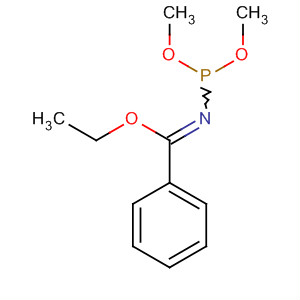 Benzenecarboximidic acid, N-(dimethoxyphosphino)-, ethyl ester molecular structure