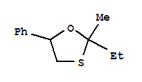 1,3-OXATHIOLANE,2-ETHYL-2-METHYL-5-PHENYL- molecular structure