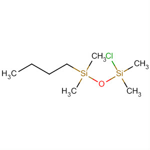 Disiloxane, 1-butyl-3-chloro-1,1,3,3-tetramethyl- molecular structure