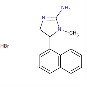 1H-Imidazol-2-amine, 4,5-dihydro-1-methyl-5-(1-naphthalenyl)-,monohydrobromide
