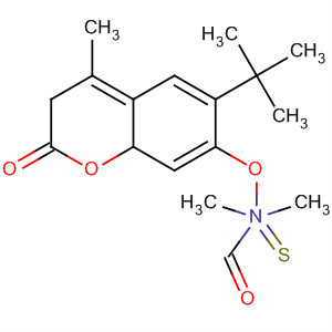 Carbamothioic acid, dimethyl-,O-[6-(1,1-dimethylethyl)-4-methyl-2-oxo-2H-1-benzopyran-7-yl] ester molecular structure
