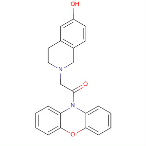 10H-Phenoxazine,10-[(3,4-dihydro-6-hydroxy-2(1H)-isoquinolinyl)acetyl]-